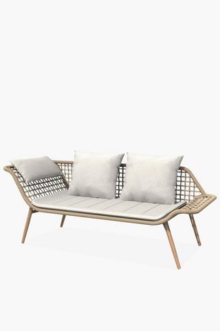 Rattan Sofa With Cushions