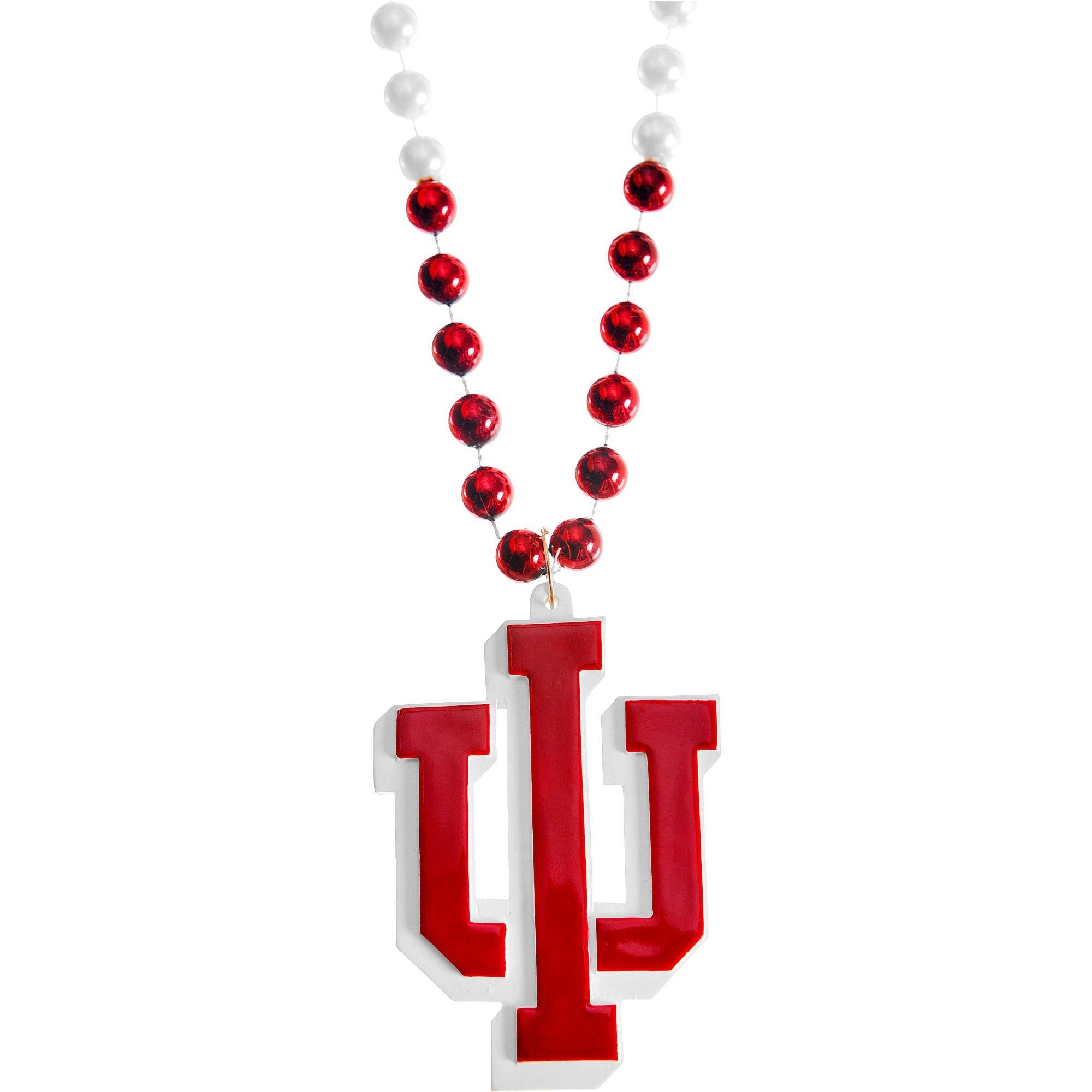 Indiana Hoosiers Pendant Bead Necklace