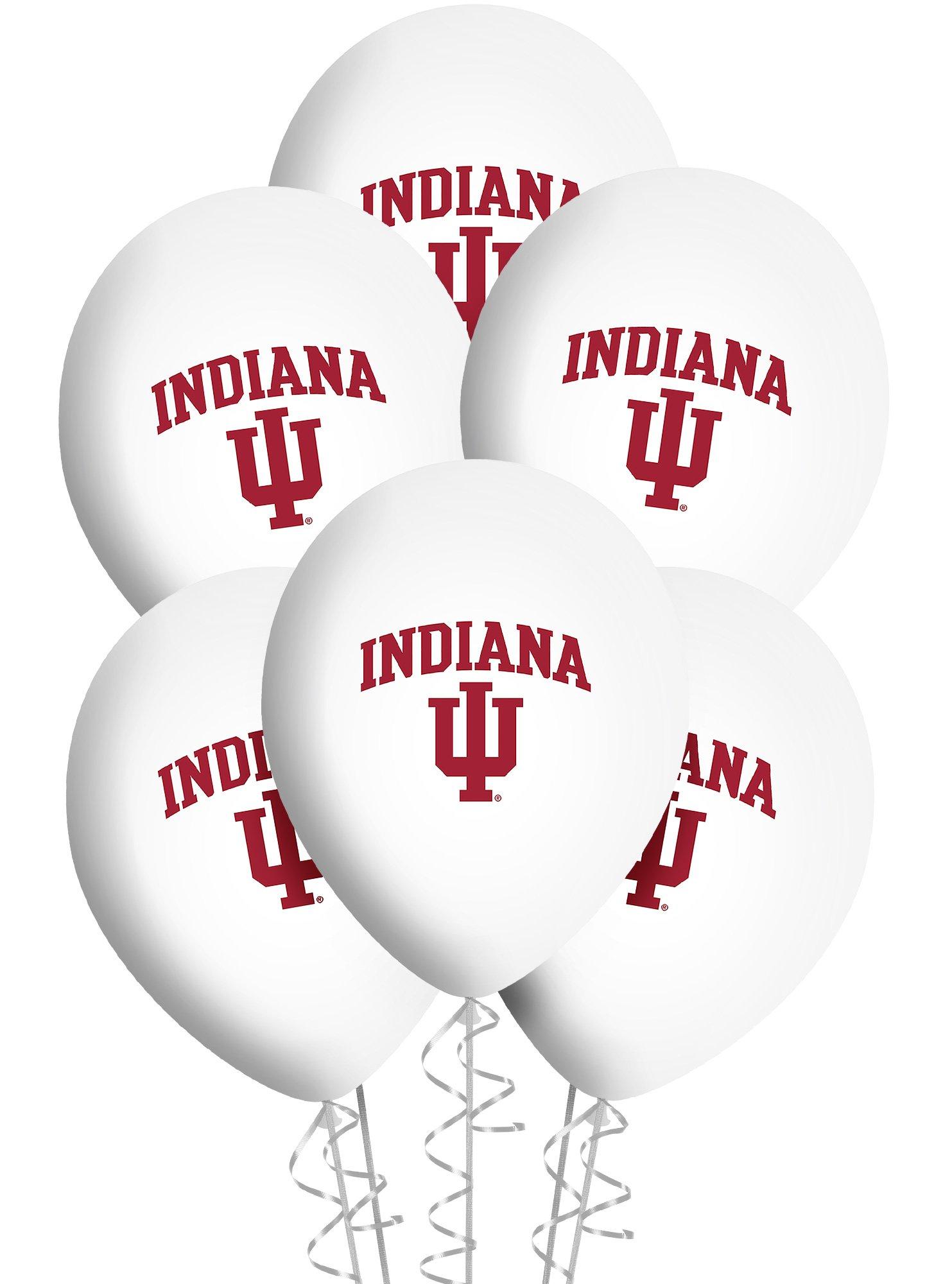 10ct, Indiana Hoosiers Balloons