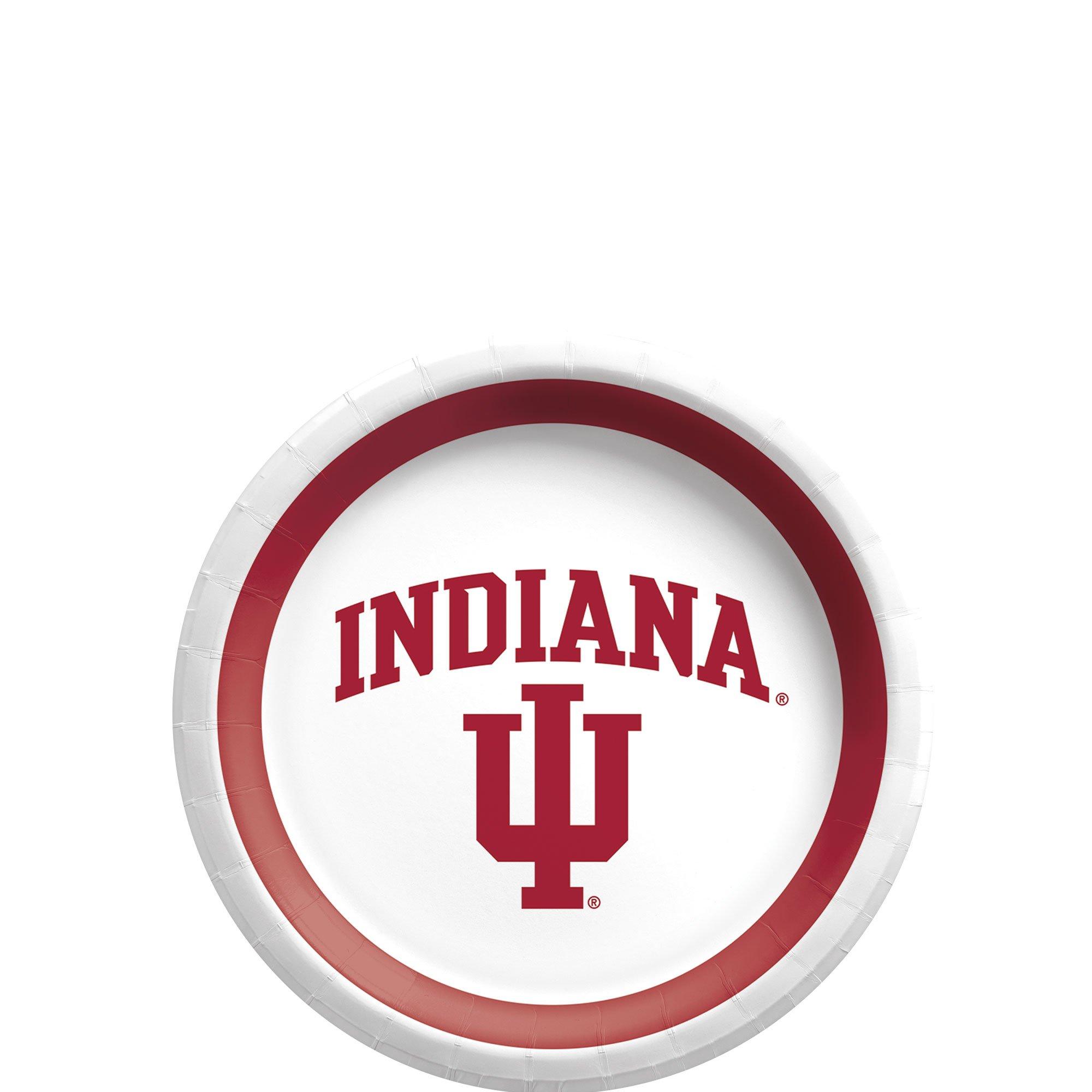 Indiana Hoosiers Dessert Plates 12ct