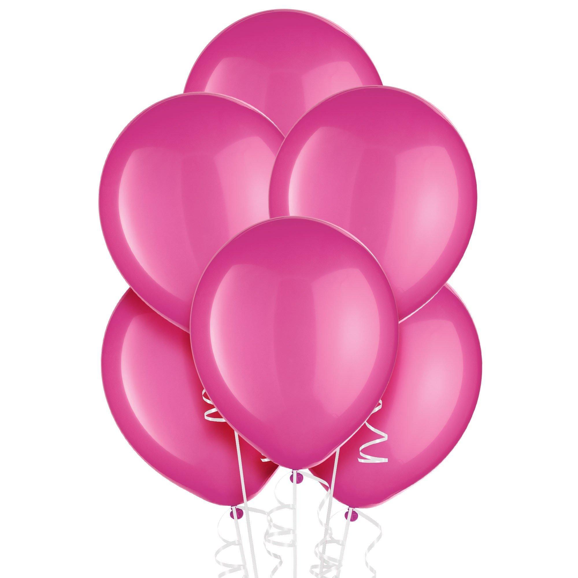 Bright Pink Latex Balloons