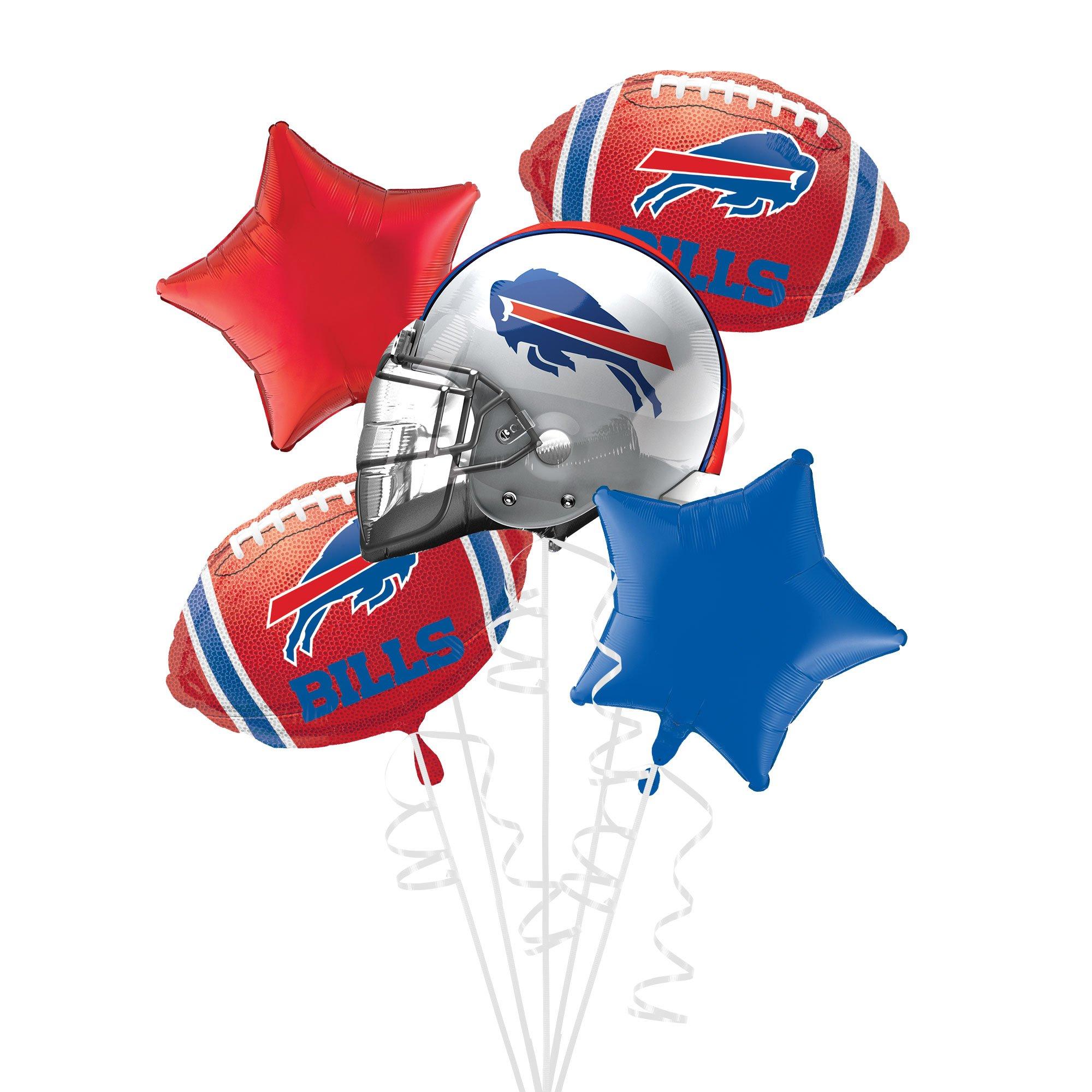 Buffalo Bills Foil Balloon Bouquet