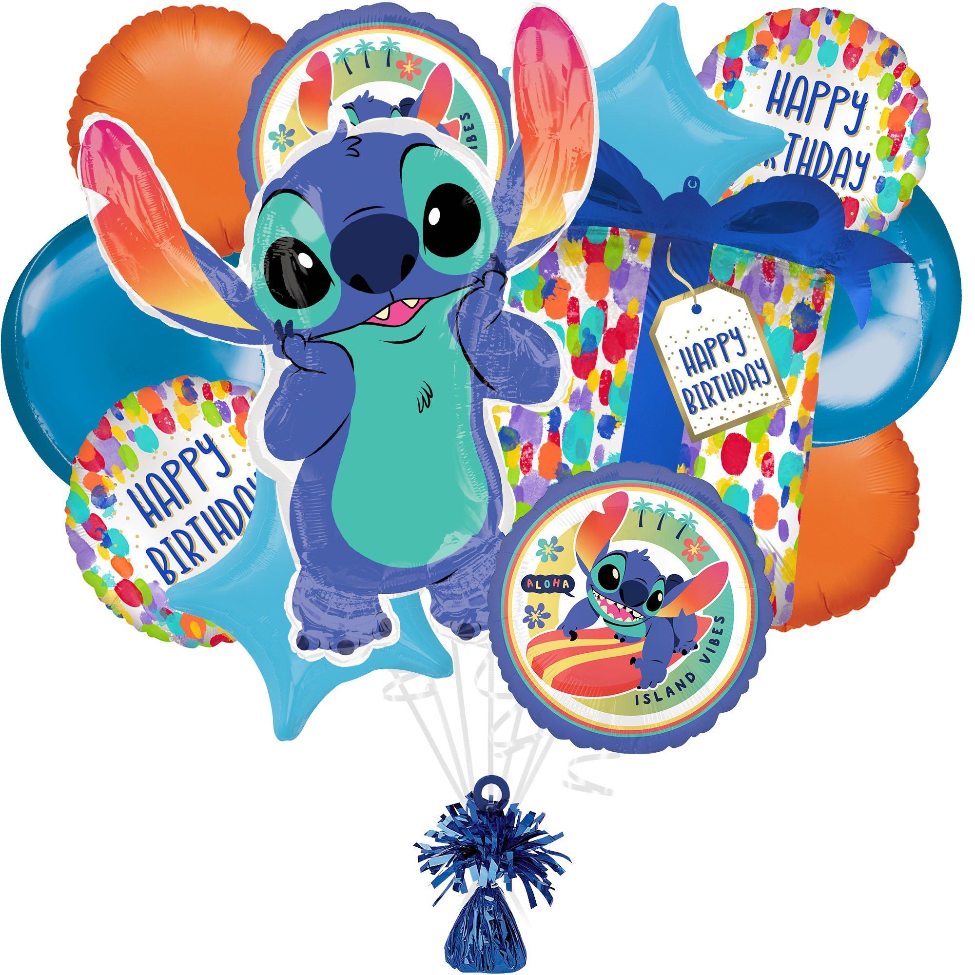 Stitch Aloha Foil Balloon Bouquet