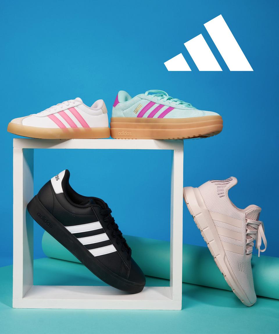 Get three stripe style for the new year with Adidas.