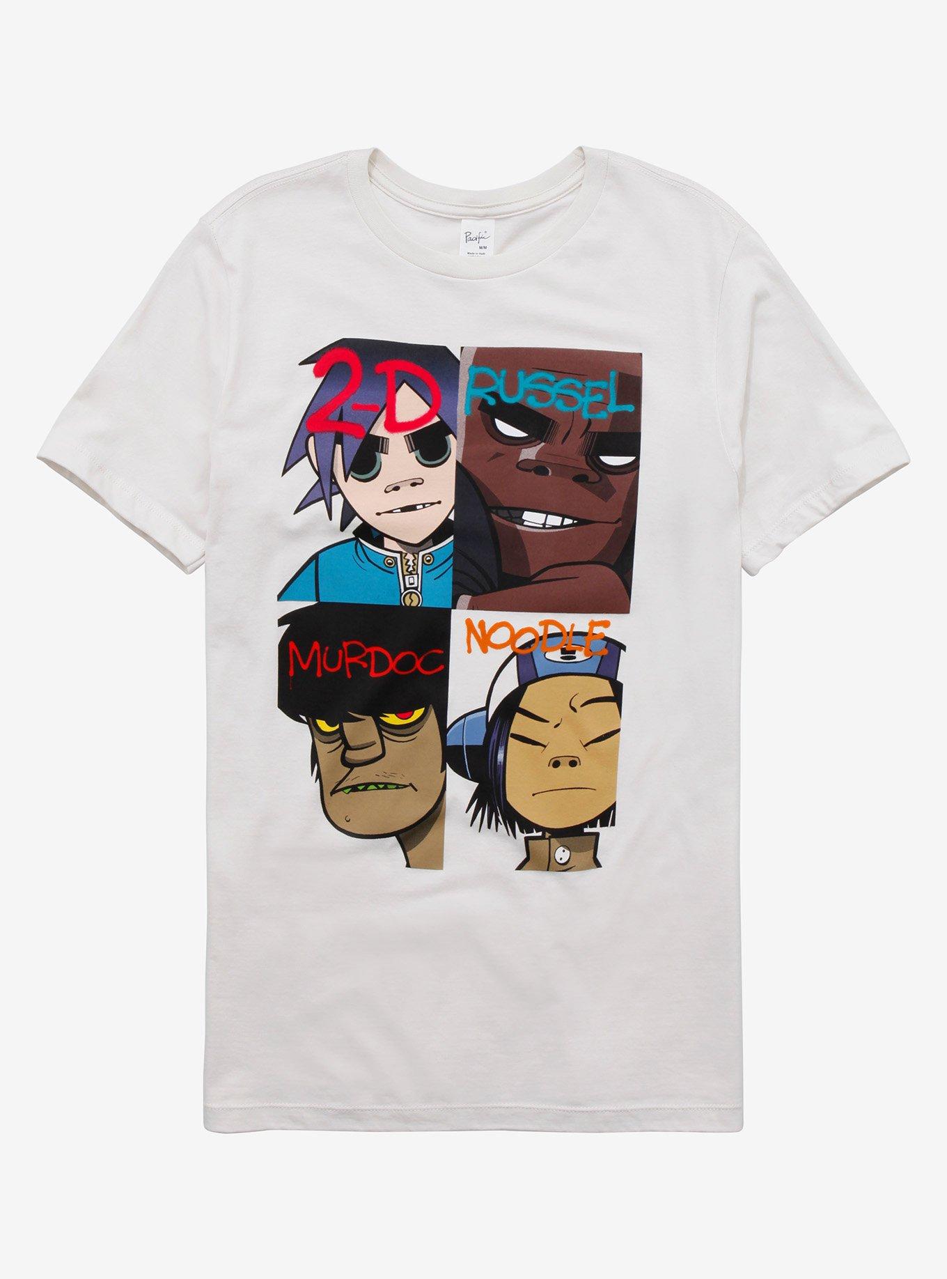 Gorillaz Members T-Shirt, CREAM, hi-res