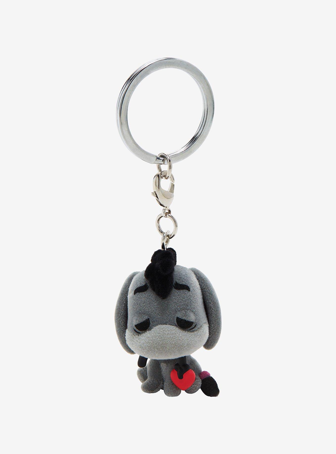 Funko Pocket Pop! Disney Winnie the Pooh Eeyore (Flocked) Vinyl Keychain - BoxLunch Exclusive , , hi-res