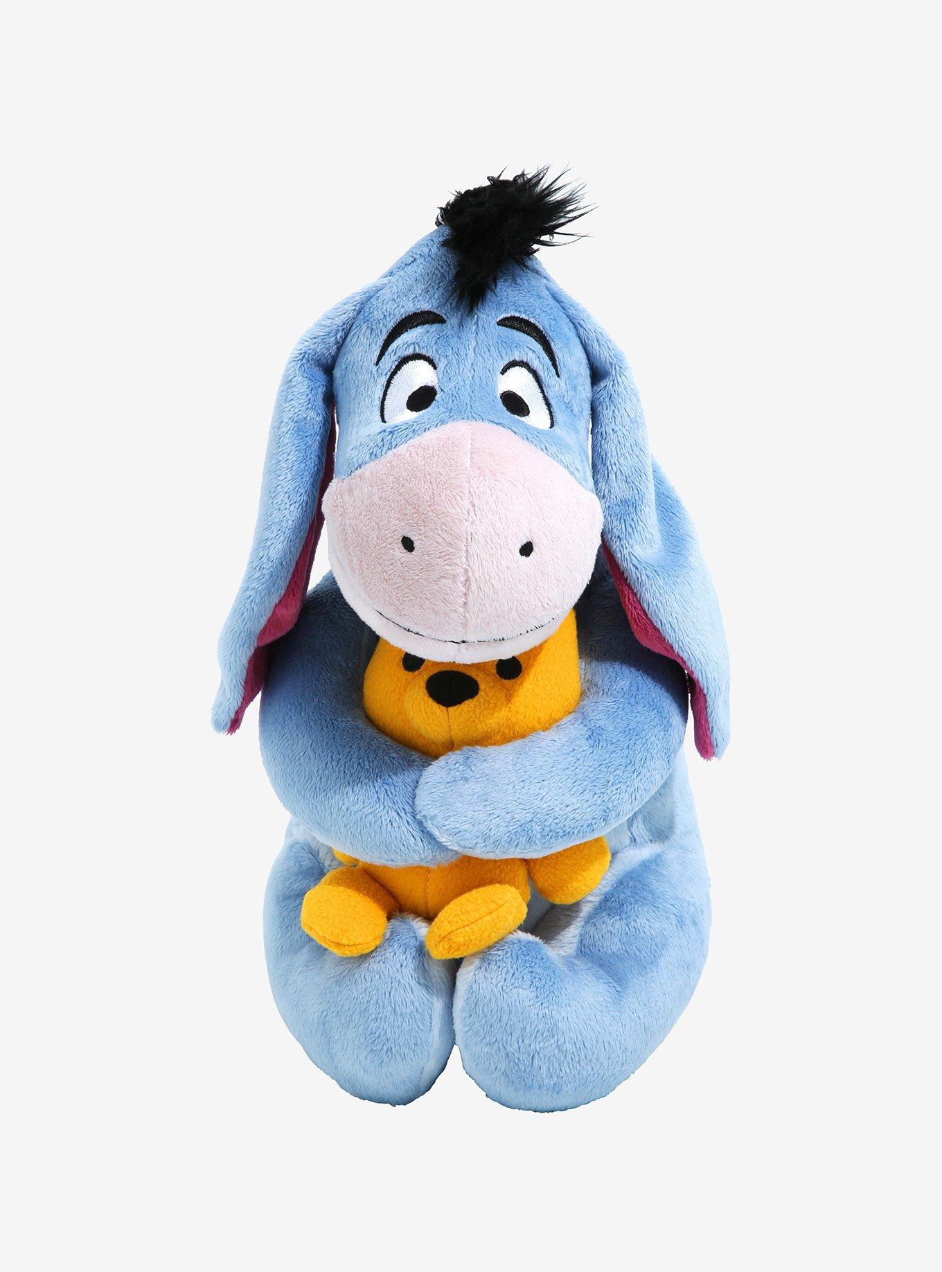 Disney Winnie the Pooh Eeyore Holding Pooh Bear 10 Inch Plush