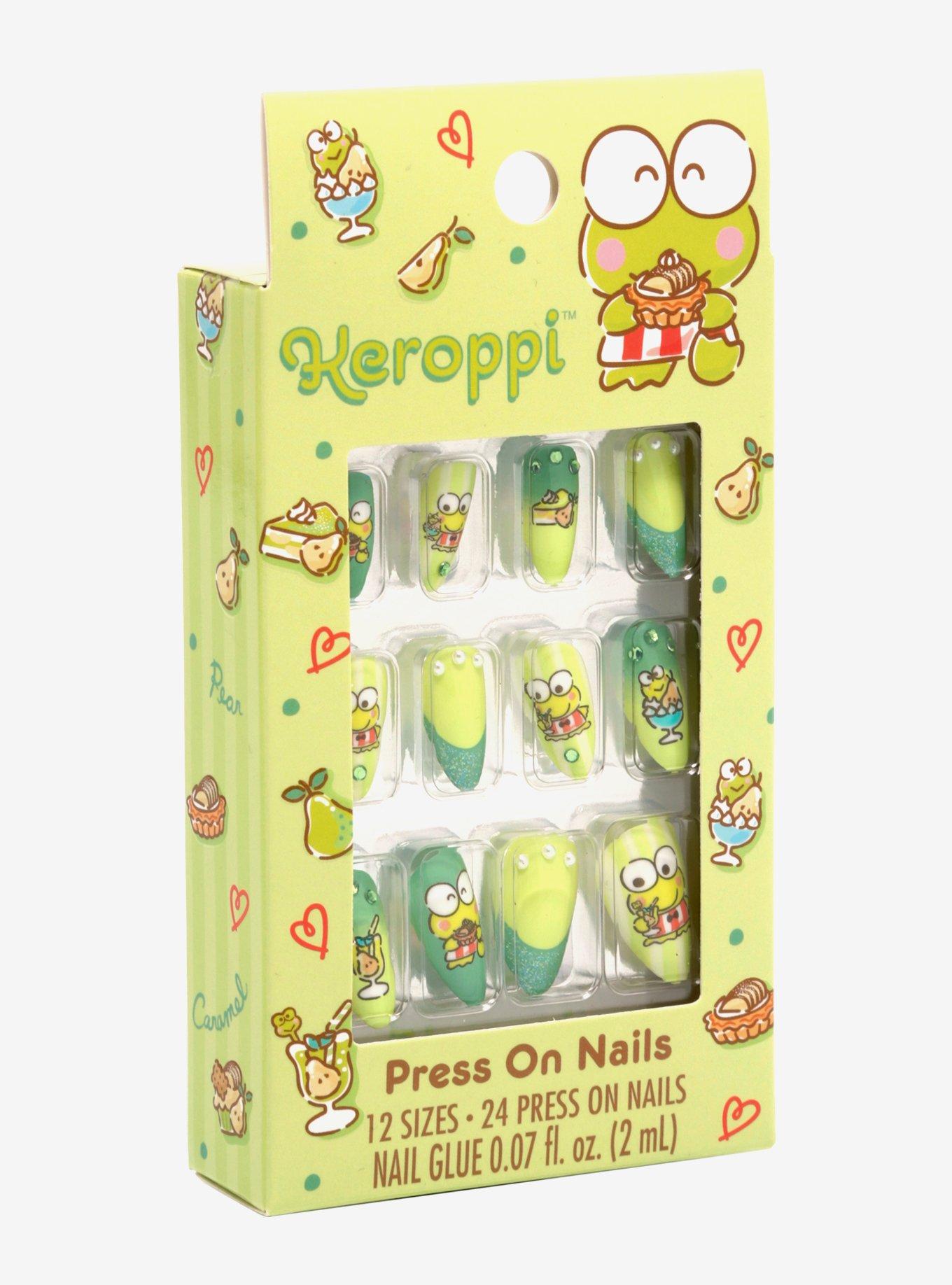 Sanrio Keroppi Pearls Press On Nails -- BoxLunch Exclusive | BoxLunch