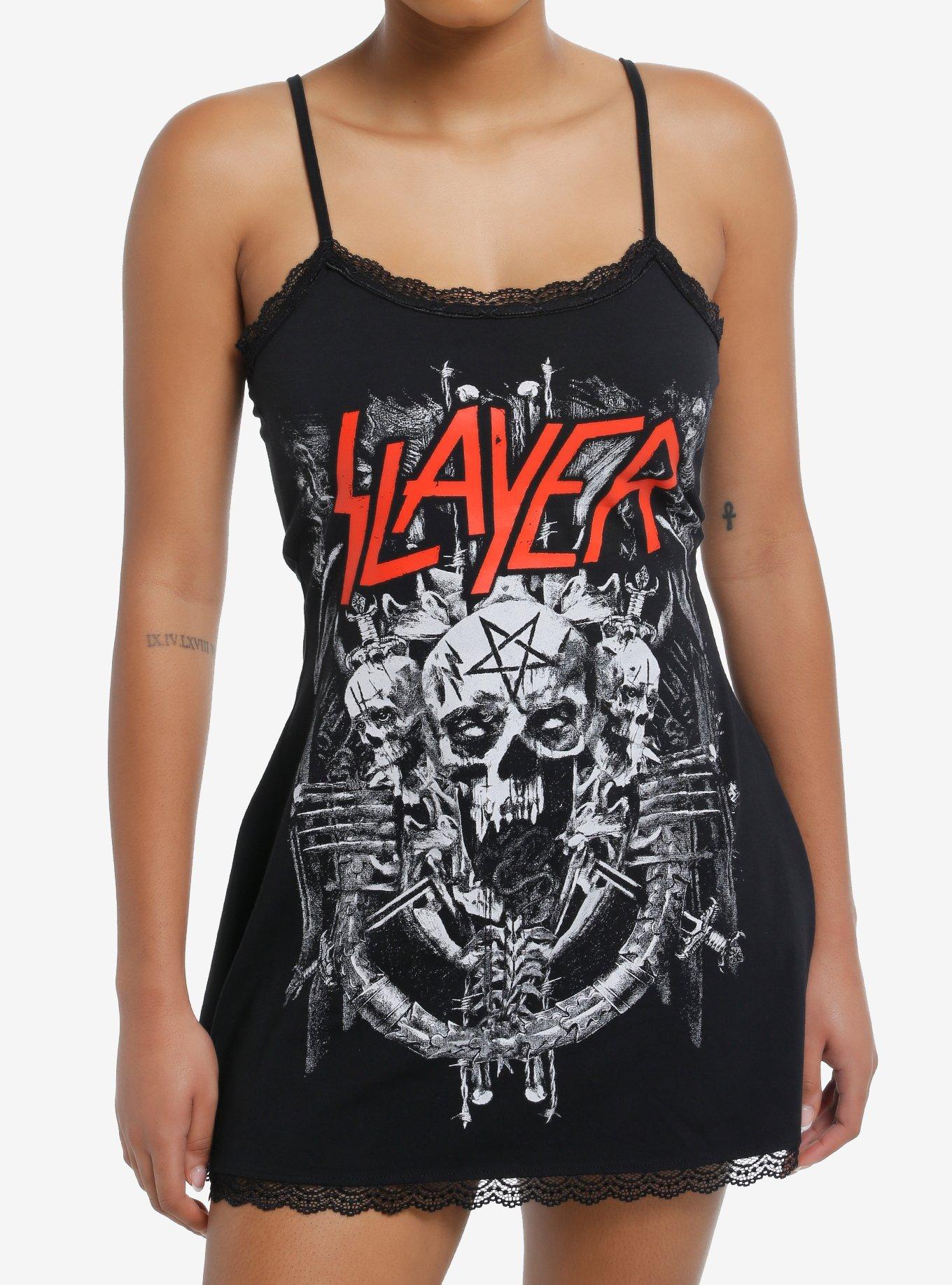 Slayer Skulls & Swords Cami Dress, , hi-res