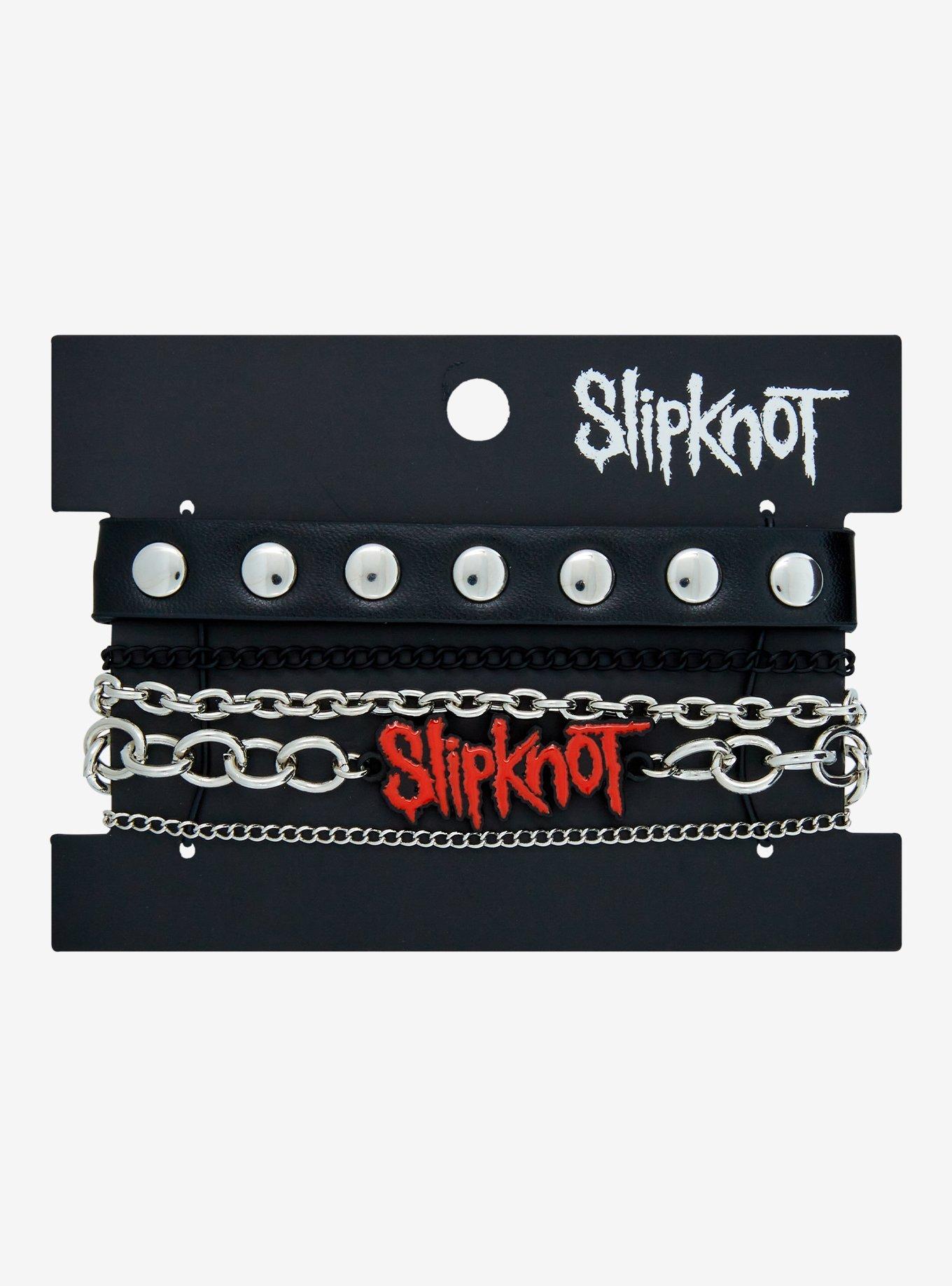 Slipknot Logo Chain Bracelet Set