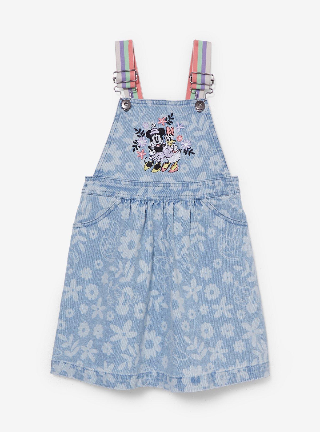 Disney Minnie Mouse & Daisy Duck Toddler Denim Dress — BoxLunch Exclusive