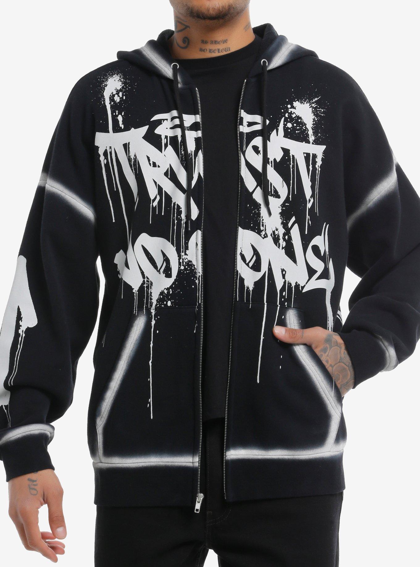 Trust No One Graffiti Hoodie, , hi-res