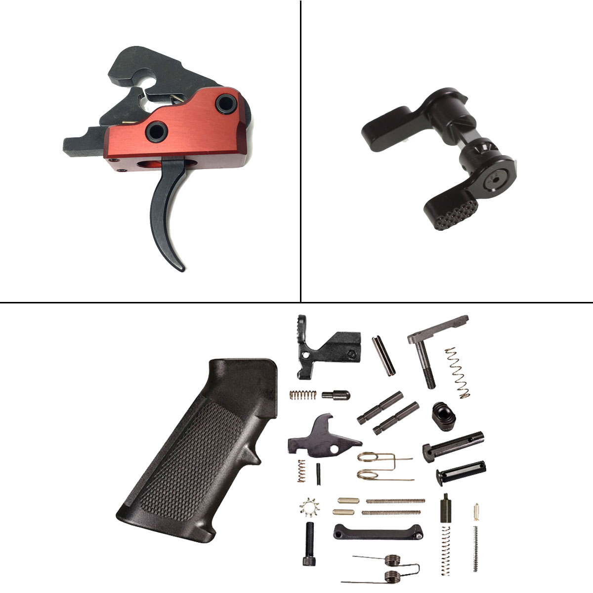 Trigger Upgrade Kit: KAK Industry Lower Parts Kit + Davidson Defense ...