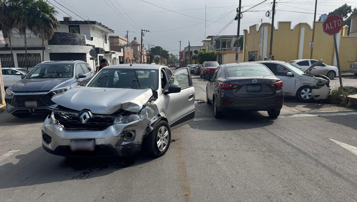 Choque en Ciudad Madero.