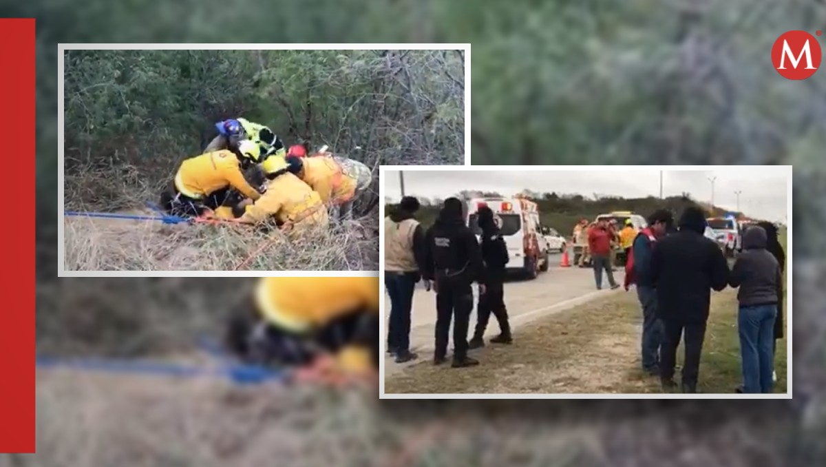 Madre e hijo resultaron lesionados en accidente. (Especial)