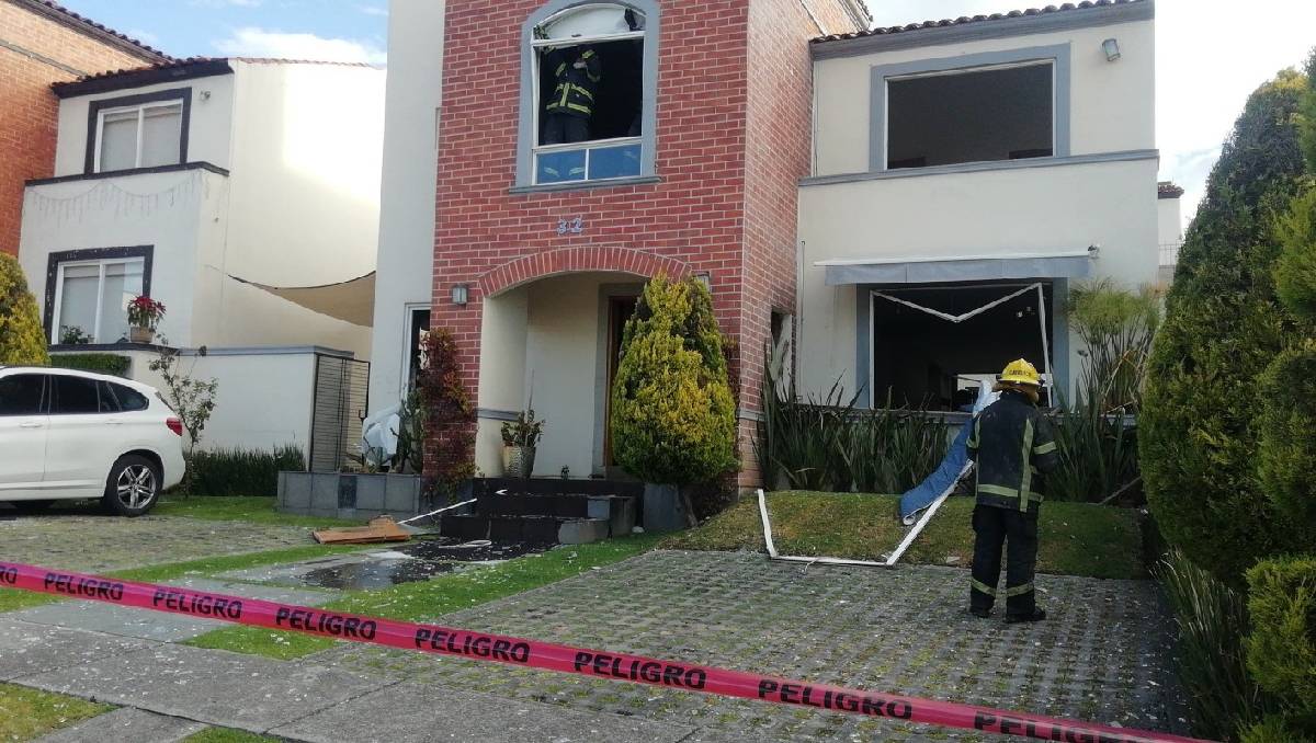 La casa no sufrió daños estructurales tras la explosión de gas. Foto: (Especial)