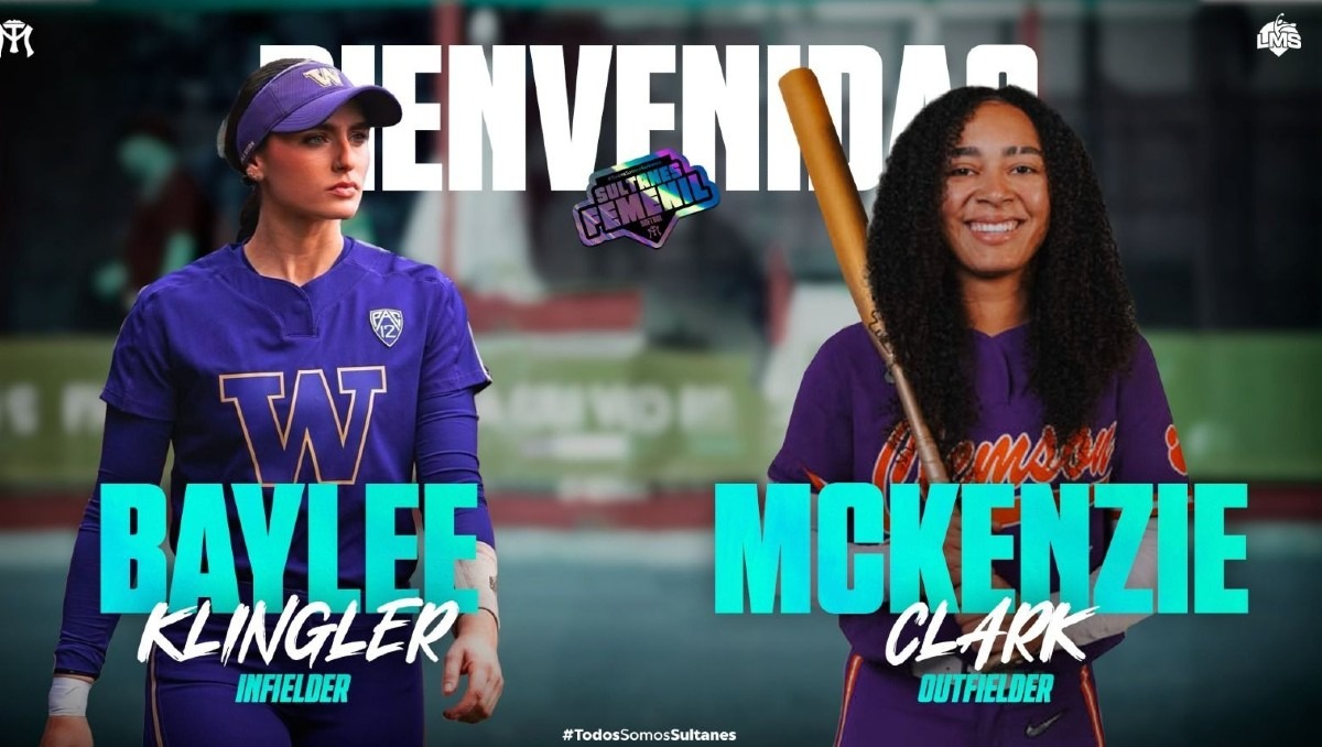 Sultanes Femenil refuerza su ofensiva con la llegada de  McKenzie Clark y Baylee Klingler para la temporada 2025 (Cortesía Sultanes Femenil)