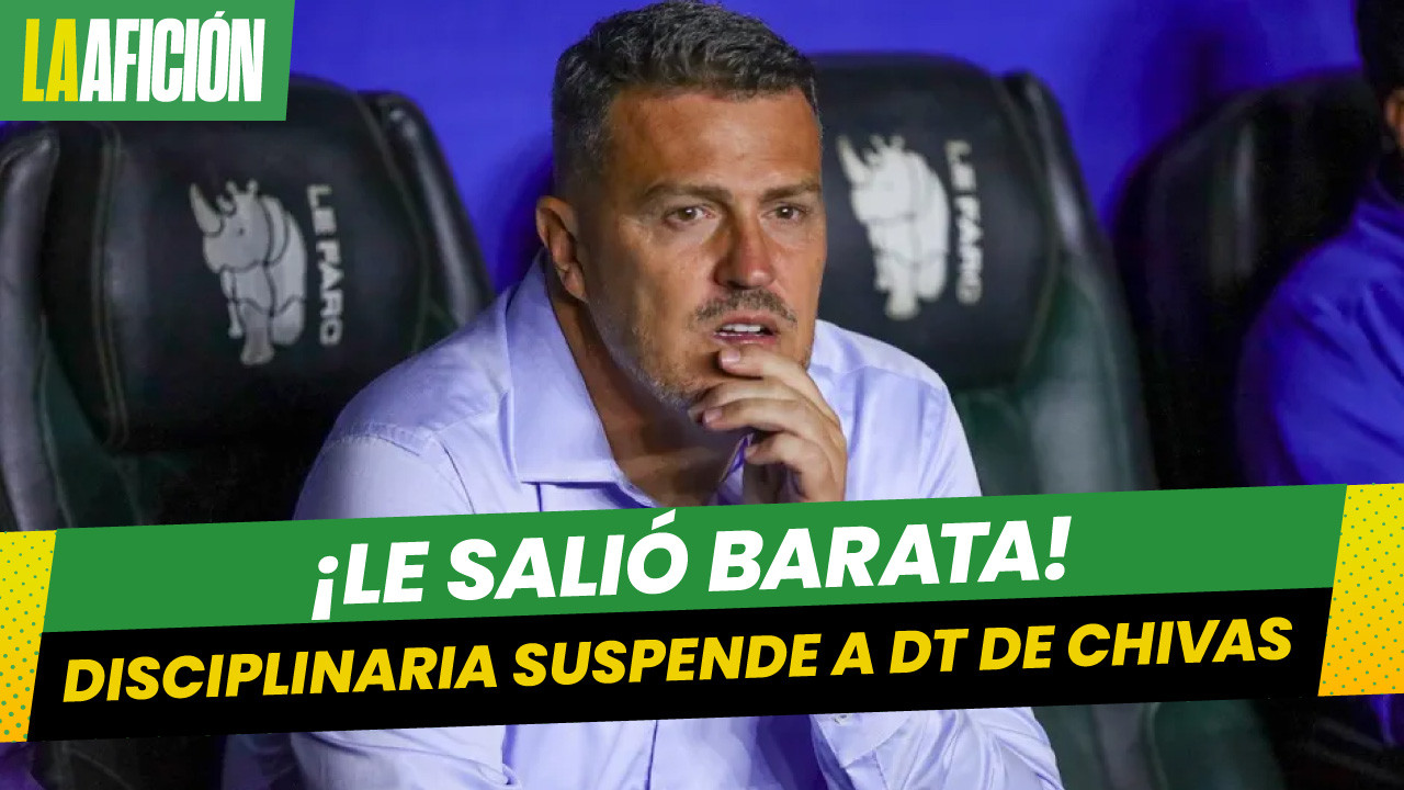 Comisión Disciplinaria suspende a Óscar García, entrenador de Chivas