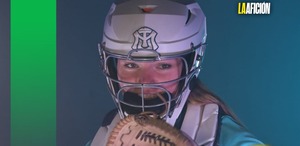 Laura Wissink la nueva cátcher titular de Sultanes Femenil en la Liga Mexicana de Softbol (Cortesía)