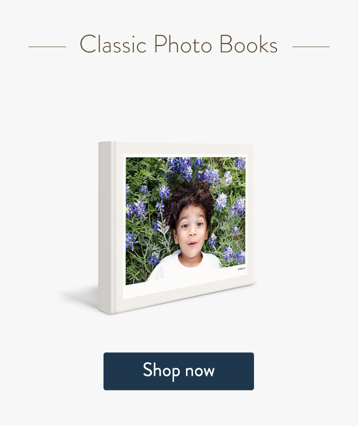 Classic Photo Book with little boy on the cover.