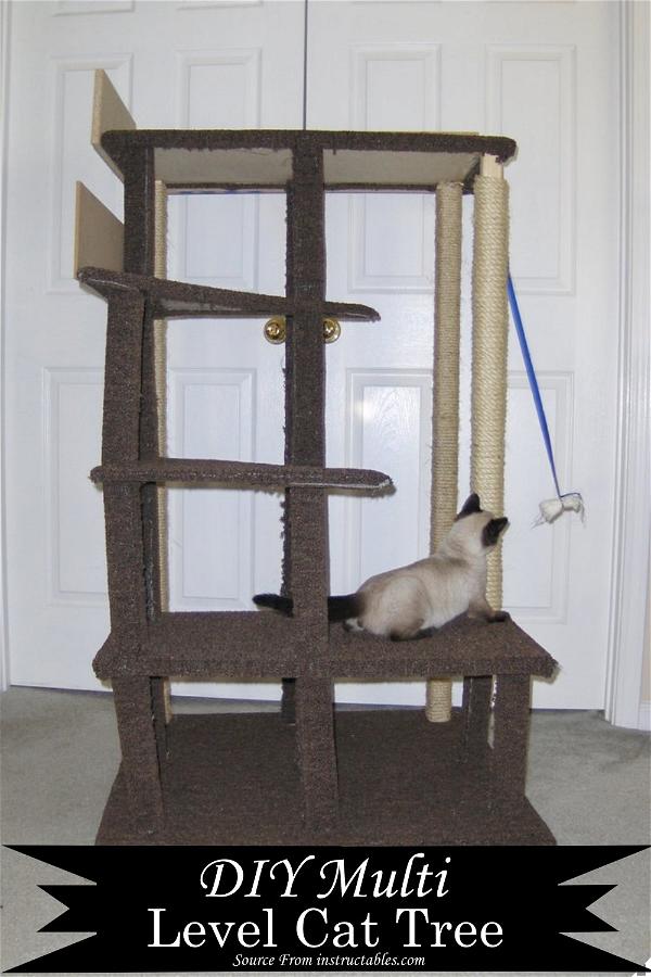 DIY Multi-Level Cat Tree