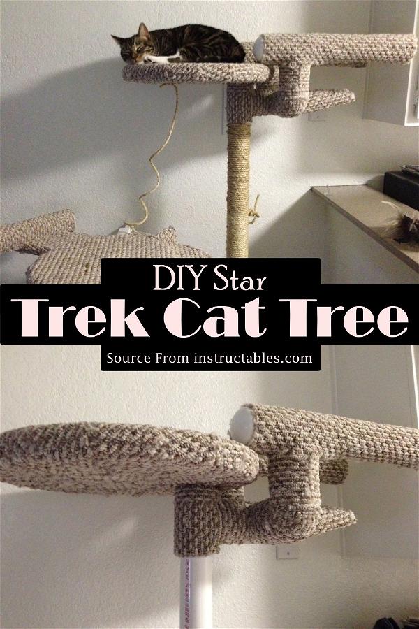 DIY Star Trek Cat Tree