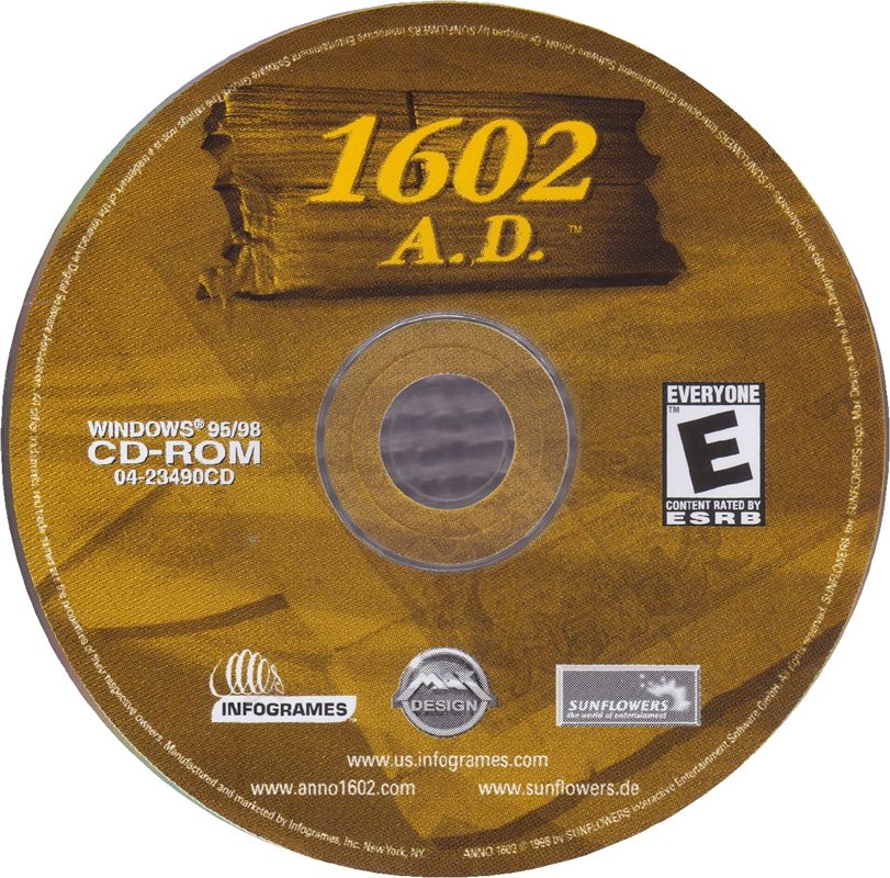 1602 A.D. cover or packaging material - MobyGames