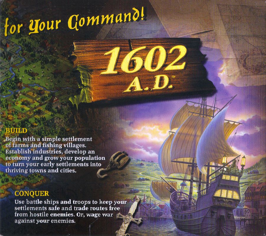 1602 A.D. cover or packaging material - MobyGames