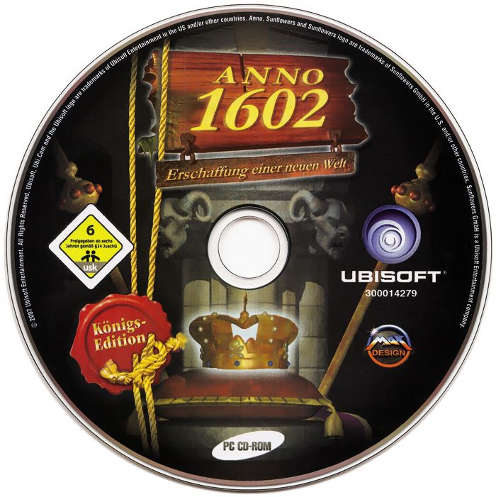 1602 A.D. cover or packaging material - MobyGames image.