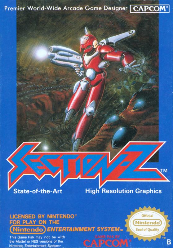 Front Cover for Section-Z (NES)