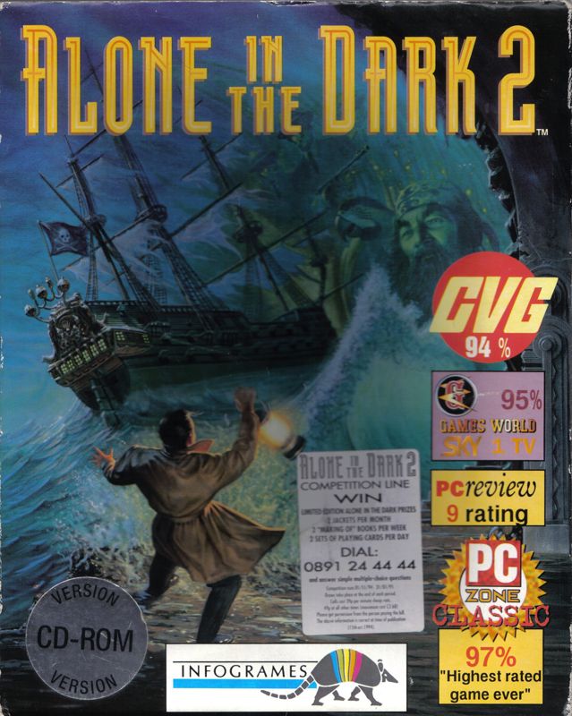 Front Cover for Alone in the Dark 2 (DOS)