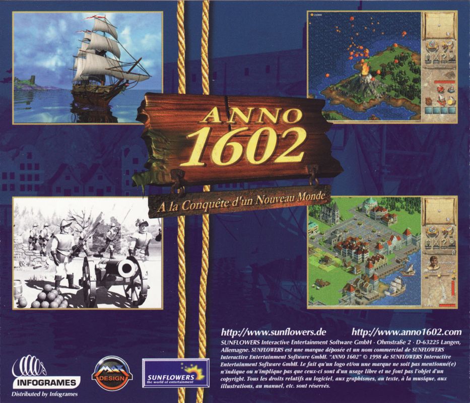 1602 A.D. cover or packaging material - MobyGames