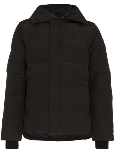 Canada Goose Macmillan Quilted Shell Hooded Down Parka In Black