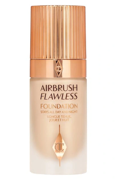 Charlotte Tilbury Airbrush Flawless Longwear Foundation 4 Neutral In Neutral (fair Medium With Peach Neutral 