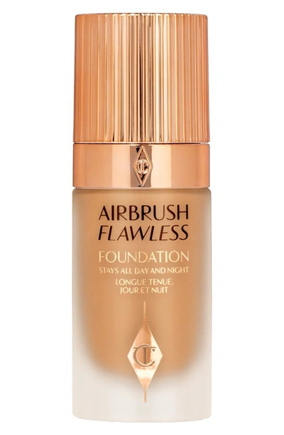 Charlotte Tilbury Airbrush Flawless Longwear Foundation 10 Neutral In Neutral (tan With Golden Neutral Underto