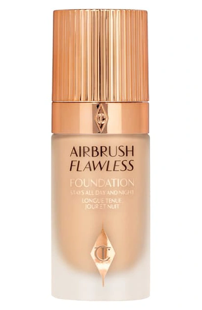 Charlotte Tilbury Airbrush Flawless Longwear Foundation 6 Neutral In Neutral (medium With Yellow Neutral Unde