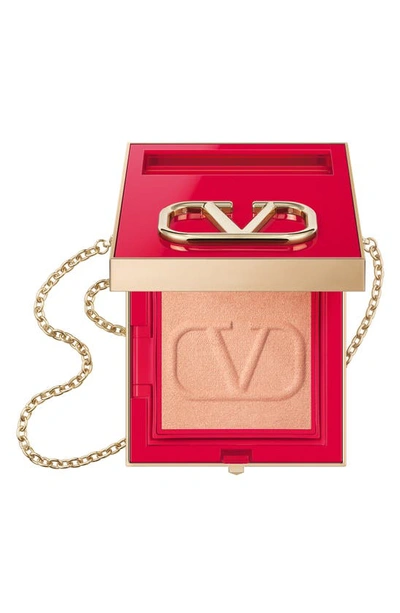 Valentino Go-clutch Refillable Compact Finishing Powder In Light 02