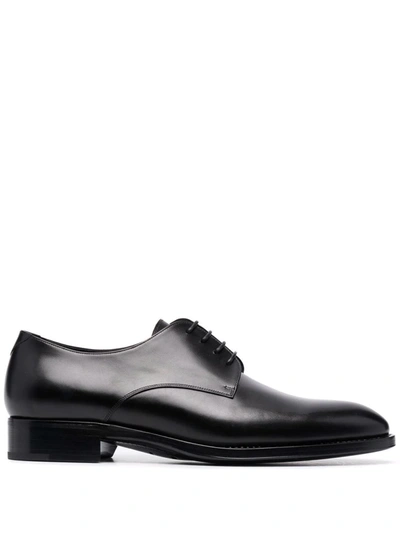 Saint Laurent Classic Derby Shoes In Black