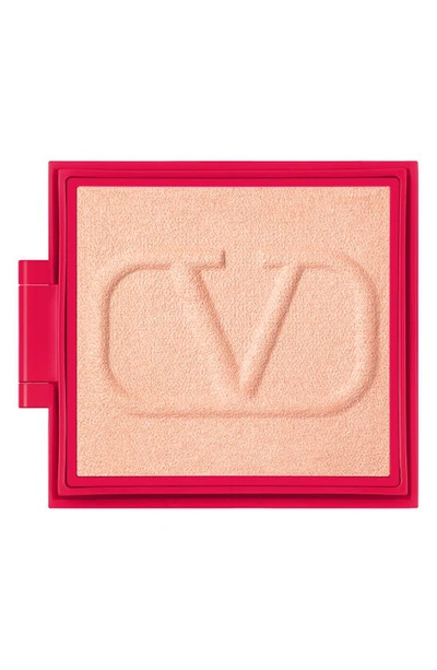 Valentino Go-clutch Refillable Compact Finishing Powder Refill Pan In 01 Finishing Powder - Very Light