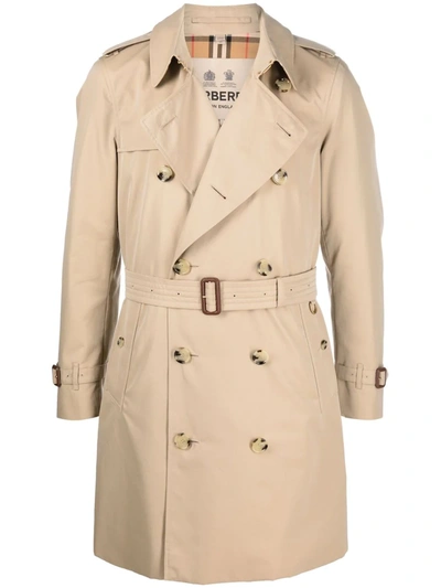 Burberry The Midlength Chelsea Heritage Trench Coat In Honey