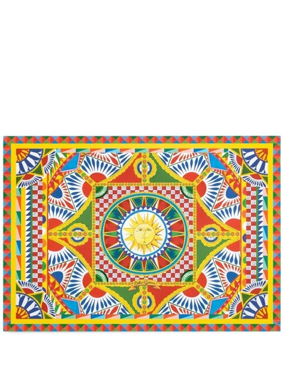 Dolce & Gabbana Dolce&gabbana Set Of 36 Reversible Placemats In Yellow