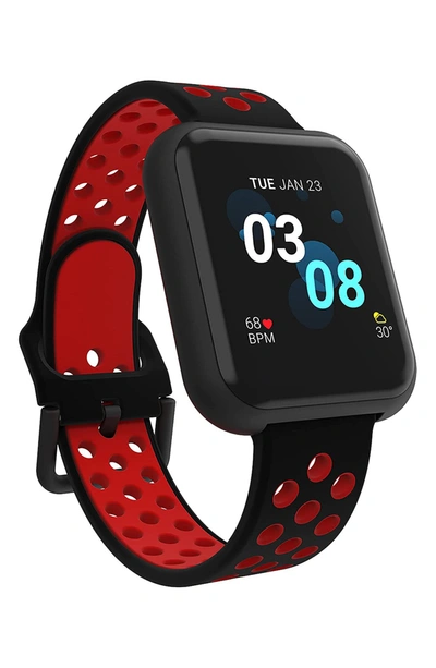 I Touch Itouch Air 3 Smart Watch, 44mm In Black Case/ Black/ Red