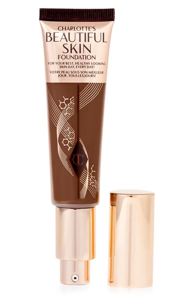 Charlotte Tilbury Beautiful Skin Medium Coverage Liquid Foundation With Hyaluronic Acid 17 Cool 1 oz/ 30 ml In Brown