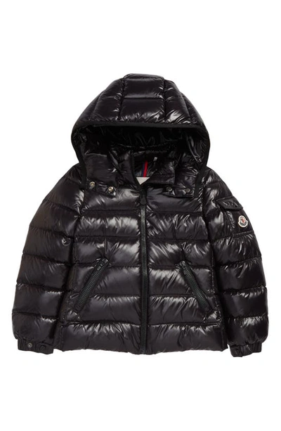 Moncler Unisex Bady Hooded Down Jacket - Big Kid In Black