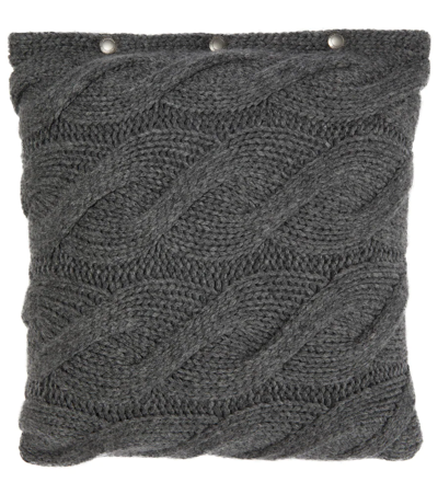 Brunello Cucinelli Cableknit Cashmere Cushion