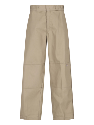 Dickies Straight Leg Trousers In Beige