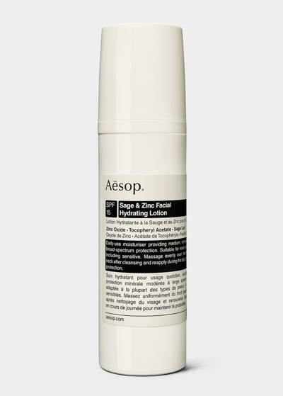 Aesop Sage & Zinc Facial Hydrating Lotion Spf 15, 1.7 Oz. In N,a