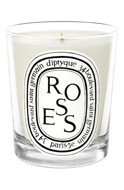 Diptyque Roses Scented Candle 6.5 Oz. In White