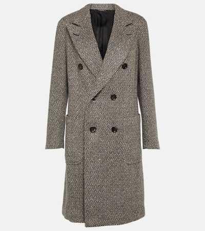 Loro Piana Herwin Coat In Grey+cold Desert