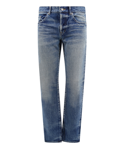 Saint Laurent Mick Skinny Jean In Blue